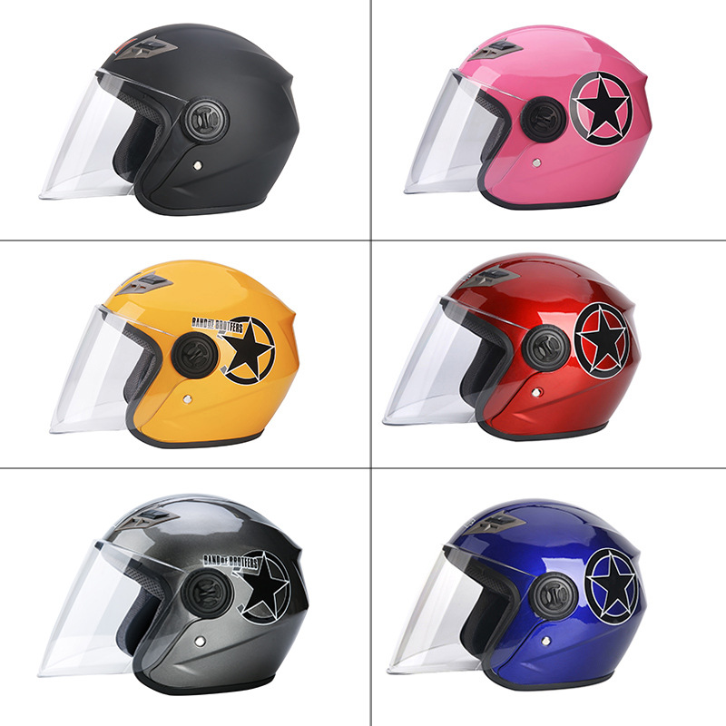 Motorcycle Helmet Accessories Head Protection Half Helmet Winter Battery Car Helmet Custom Electric Bicycle Helmet