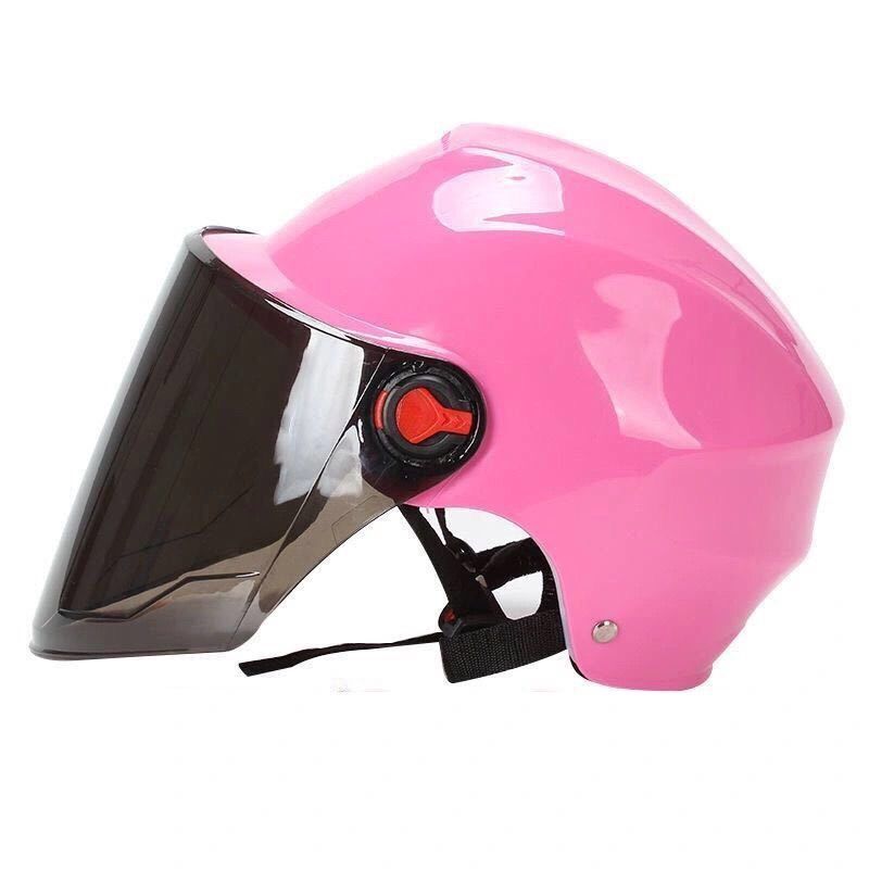 Motorcycle Helmet Female Summer Helmet Male Summer Electric Bicycle Helmet Female Four Seasons Cycling Full Face Helmet Sun Protection Adult New