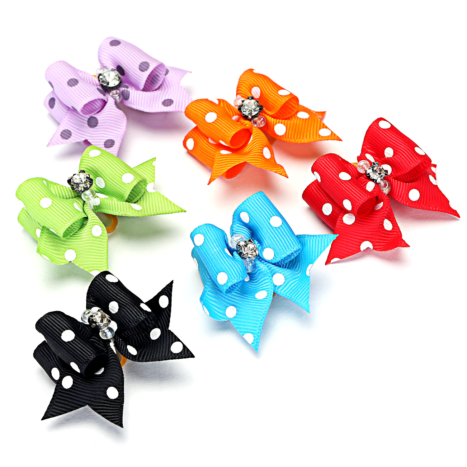 100 PcsBag Shenzhen Pet Supplies Whole Summer Christmas Pet Headdress Flower Cute Cat Dog Hair Accessories