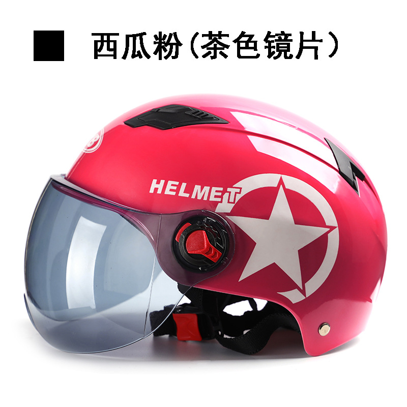 bybAbijah 222 Electric Bicycle Helmet Baby Boy and Girl Summer Helmet Sunscreen Motorcycle Helmet Helmet Helmets