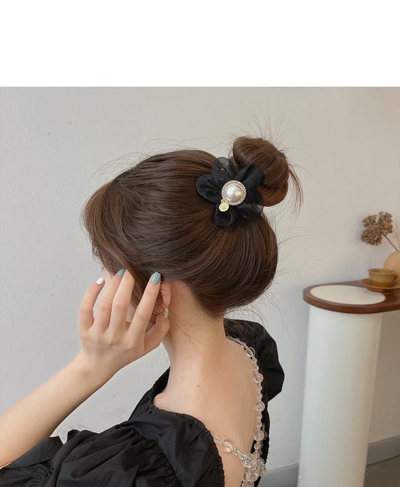 Headdress Organza SUNFLOWER Hair Band Girls Hair Band Hair Accessories Hair Ring Pearl Hair Rope Flower accessories