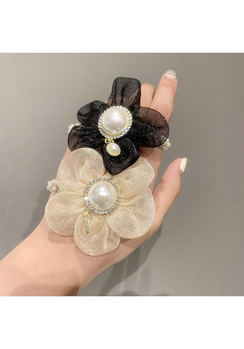 Headdress Organza SUNFLOWER Hair Band Girls Hair Band Hair Accessories Hair Ring Pearl Hair Rope Flower accessories