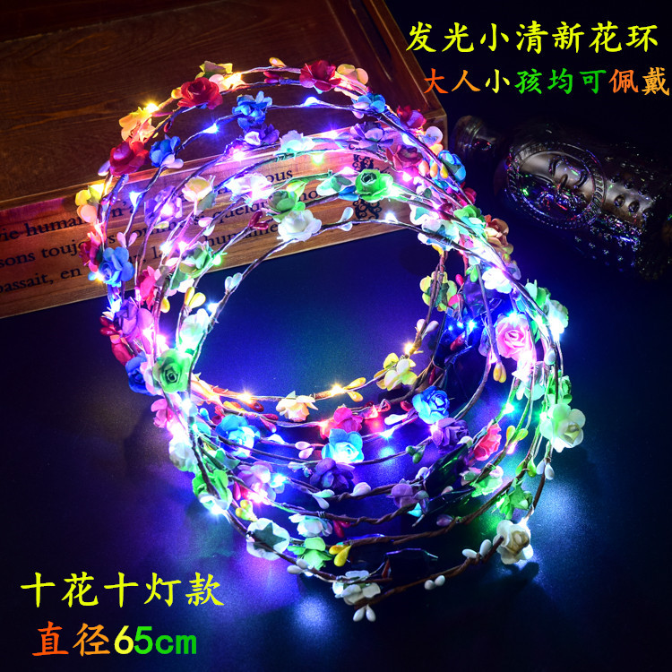 KoreanStyle Rattan Strip Headdress Flower Tourist Attractions Hot Selling Hair Accessories Headband Night Market Batch KoreanStyle Rattan Strip Headdress Flower Tourist Attractions Hot Selling Hair Accessories Headband Night Market Batch