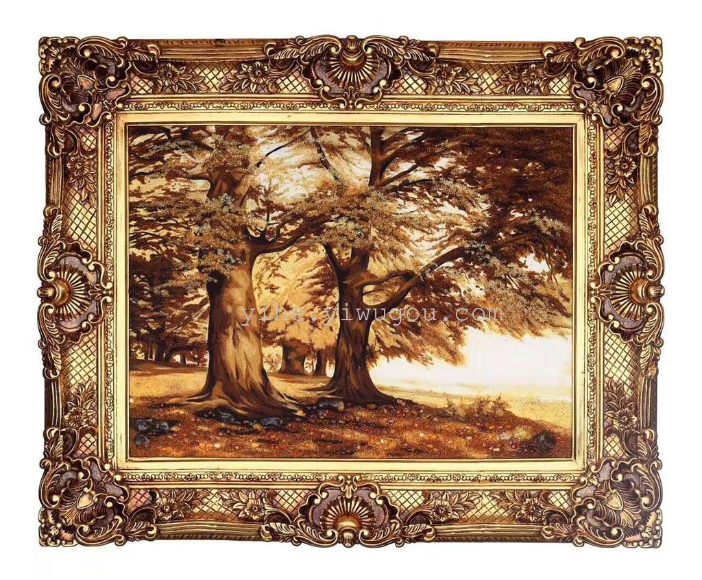 European manufacturers European oil painting wholesale resin photo frame empty box carved conjoined box