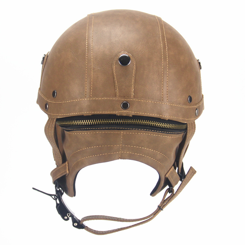 Cross-Border Retro Cool Electric Electromobile Helmet Half Helmet Pedal Locomotive Cruise Leather Helmet Prince Helmet Cross-Border Retro Cool Electric Electromobile Helmet Half Helmet Pedal Locomotive Cruise Leather Helmet Prince Helmet