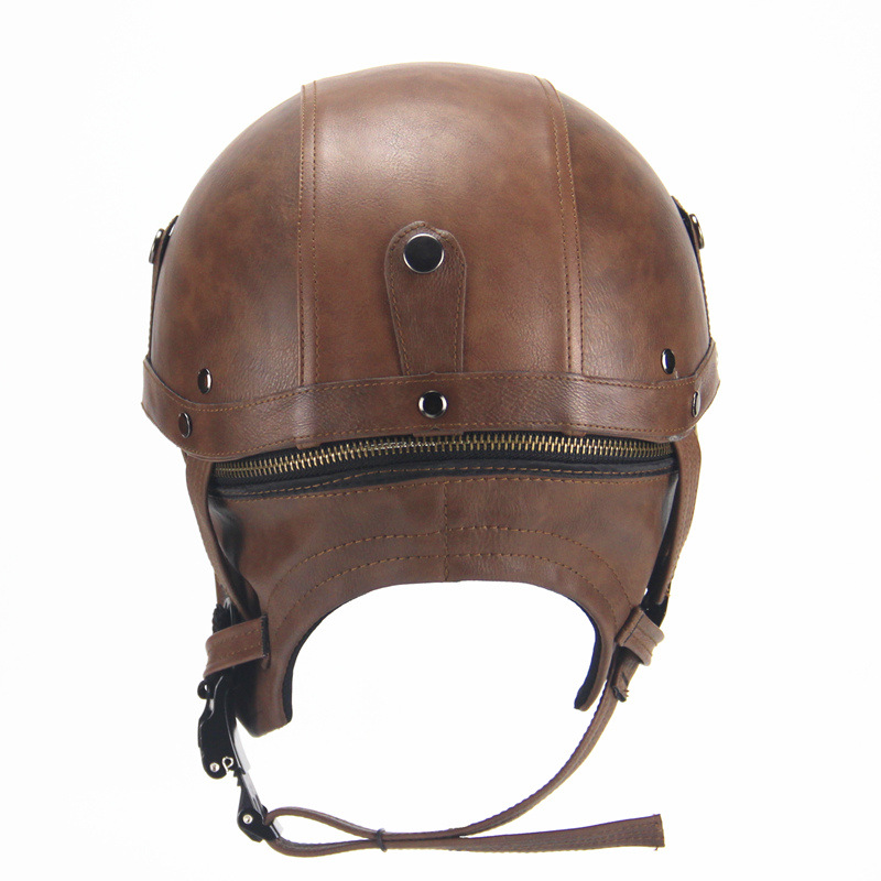 Cross-Border Retro Cool Electric Electromobile Helmet Half Helmet Pedal Locomotive Cruise Leather Helmet Prince Helmet Cross-Border Retro Cool Electric Electromobile Helmet Half Helmet Pedal Locomotive Cruise Leather Helmet Prince Helmet