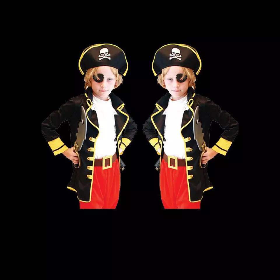Children&#039;s Halloween costume a substitute for captain jack sparrow pirates of the Caribbean little pirate costume