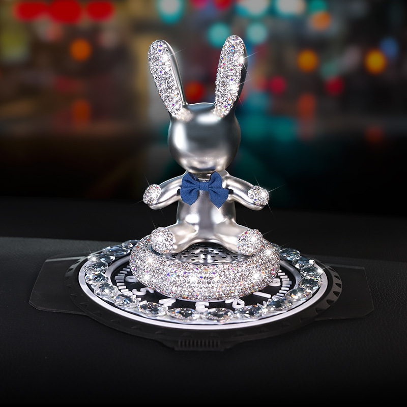 Car Perfume Decoration Car Aromatherapy Decoration Cute Cartoon Car Accessories Diamond Rabbit Decoration Fashion Perfume Car Perfume Decoration Car Aromatherapy Decoration Cute Cartoon Car Accessories Diamond Rabbit Decoration Fashion Perfume