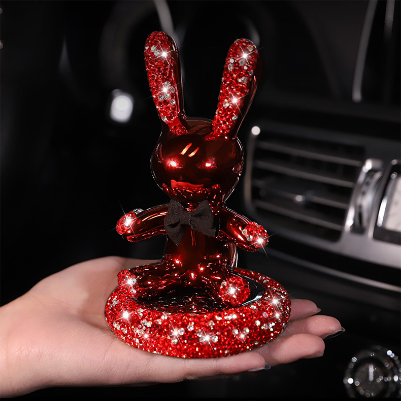 Car Perfume Decoration Car Aromatherapy Decoration Cute Cartoon Car Accessories Diamond Rabbit Decoration Fashion Perfume Car Perfume Decoration Car Aromatherapy Decoration Cute Cartoon Car Accessories Diamond Rabbit Decoration Fashion Perfume