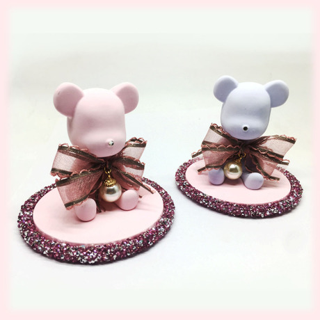 Plaster bear fragrance car set up a express cartoon bear car perfume interior