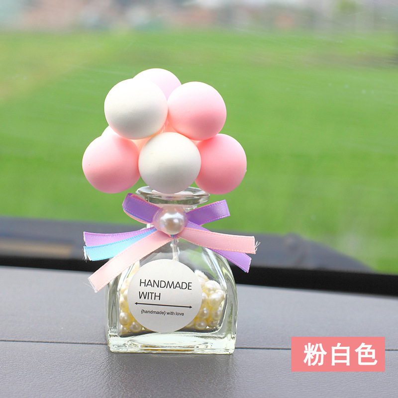 Creative Glass Bottle Car Interior Ornaments Confession Balloon Decoration Car Perfume Holder Colorful Cartoon Cute Creative Glass Bottle Car Interior Ornaments Confession Balloon Decoration Car Perfume Holder Colorful Cartoon Cute