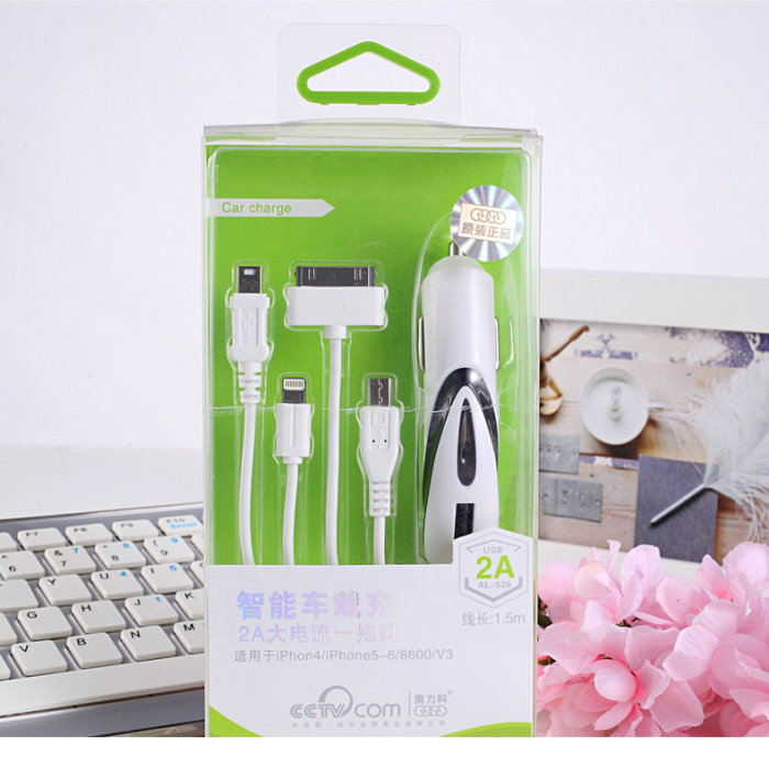 A four Aolike Car Charger USB multifunction car charger 2A automotive appliances A four Aolike Car Charger USB multifunction car charger 2A automotive appliances