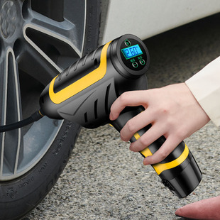 Automobile Inflator Mini Handheld Tire Pump with Light Digital Display Portable Car Wireless Air Pump Automobile Inflator Mini Handheld Tire Pump with Light Digital Display Portable Car Wireless Air Pump
