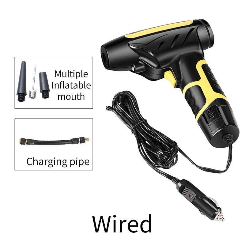 Automobile Inflator Mini Handheld Tire Pump with Light Digital Display Portable Car Wireless Air Pump Automobile Inflator Mini Handheld Tire Pump with Light Digital Display Portable Car Wireless Air Pump