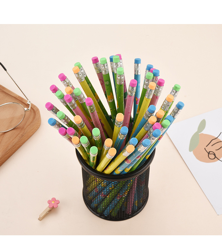 50 Bags Cartoon Mantle round Brush Pot HB Pencil Kindergarten Primary School Prize Gift Stationery E-Commerce Supply 50 Bags Cartoon Mantle round Brush Pot HB Pencil Kindergarten Primary School Prize Gift Stationery E-Commerce Supply