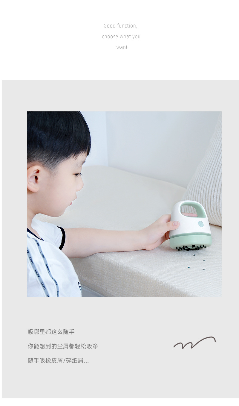 Factory Direct Sales New Desktop Vacuum Cleaner Paper Scraps Dust Pet Hair Dust Brush Student Portable USB Charging Factory Direct Sales New Desktop Vacuum Cleaner Paper Scraps Dust Pet Hair Dust Brush Student Portable USB Charging