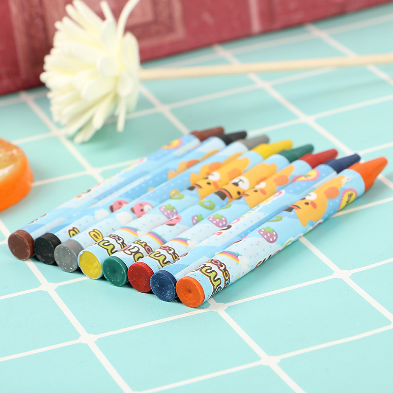 New quality brush set 8 color children's drawing crayon learning stationery supplies kindergarten gifts wholesale