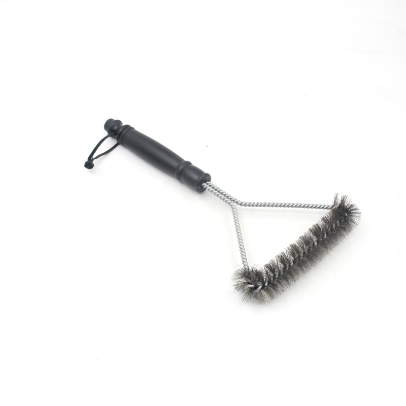 Whole Foreign Oven Brush 12Inch Triangle Steel Wire Barbecue Cleaning Brush Practical Grill Rack Brush BBQ Tool Whole Foreign Oven Brush 12Inch Triangle Steel Wire Barbecue Cleaning Brush Practical Grill Rack Brush BBQ Tool