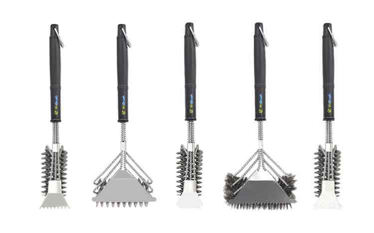 Whole Foreign Oven Brush 12Inch Triangle Steel Wire Barbecue Cleaning Brush Practical Grill Rack Brush BBQ Tool Whole Foreign Oven Brush 12Inch Triangle Steel Wire Barbecue Cleaning Brush Practical Grill Rack Brush BBQ Tool