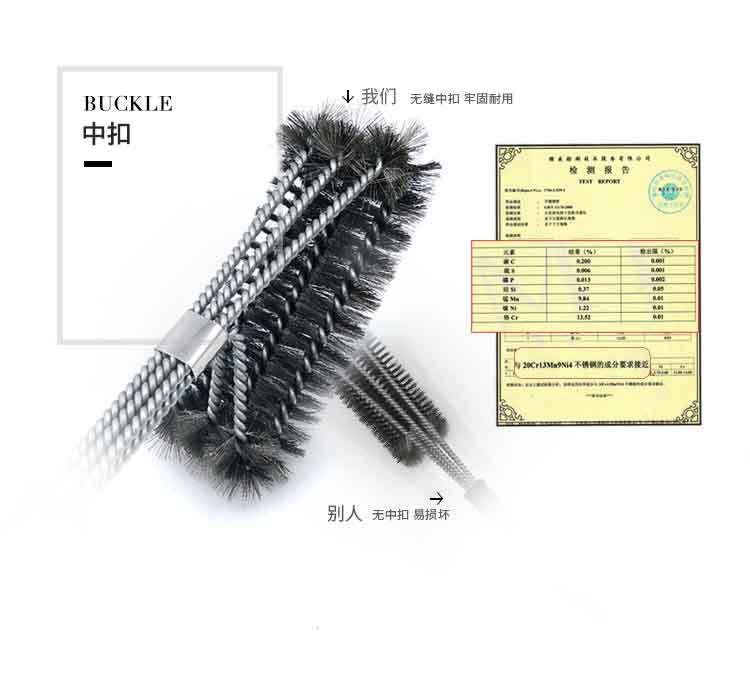 Whole Foreign Oven Brush 12Inch Triangle Steel Wire Barbecue Cleaning Brush Practical Grill Rack Brush BBQ Tool Whole Foreign Oven Brush 12Inch Triangle Steel Wire Barbecue Cleaning Brush Practical Grill Rack Brush BBQ Tool