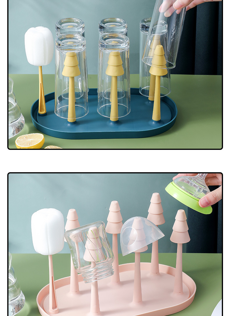 2021 New Comes with Cup Brush Forest Cup Holder Removable 6-Bracket Draining Cup Holder Bottle Drying Rack Wish Amazon 2021 New Comes with Cup Brush Forest Cup Holder Removable 6-Bracket Draining Cup Holder Bottle Drying Rack Wish Amazon