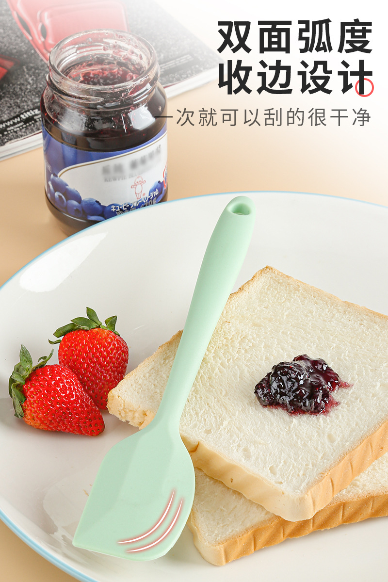 Edible Silicon Small Scraper Oil Brush Butter Knife Barbecue Silicone Brush Integrated Small Size Baking Tool Edible Silicon Small Scraper Oil Brush Butter Knife Barbecue Silicone Brush Integrated Small Size Baking Tool