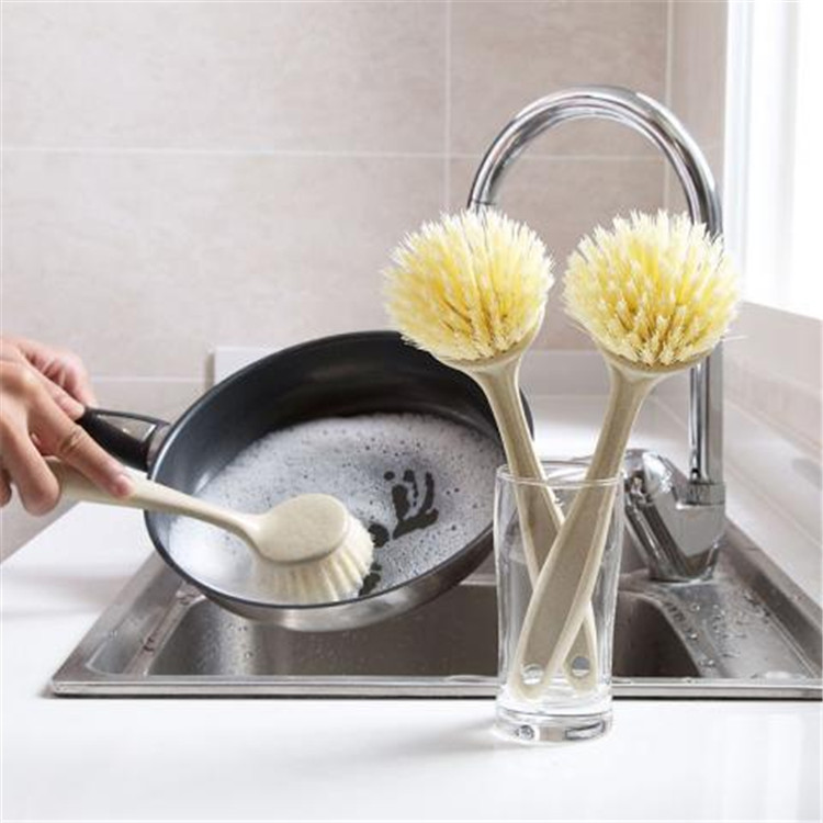 Wok wash Wok wash Wok brush do not damage Wok oil with handle long handle brush Wok brush manufacturers direct