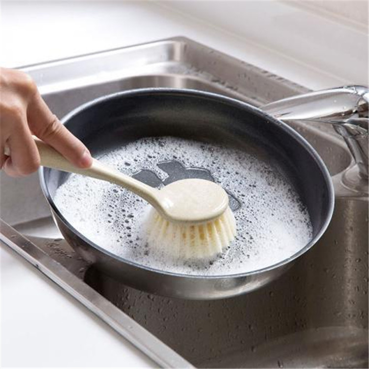 Wok wash Wok wash Wok brush do not damage Wok oil with handle long handle brush Wok brush manufacturers direct