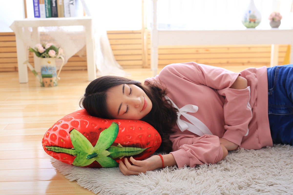 Fruit pillow is cartoon summer cool by air conditioning by car cushion dual-use pillow quilt manufacturers direct sales Fruit pillow is cartoon summer cool by air conditioning by car cushion dual-use pillow quilt manufacturers direct sales