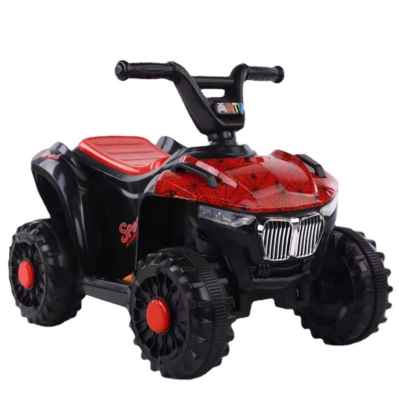 Children&#039;s Electric Motor Remote Control Four-Wheel off-Road Seated Early Education Swing Charging ATV Cool Toy Car