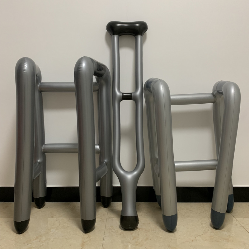 Spot manufacturers whole PVC inflatable AIDS Spot inflatable Crutches Inflatable Medical equipment frame support stride