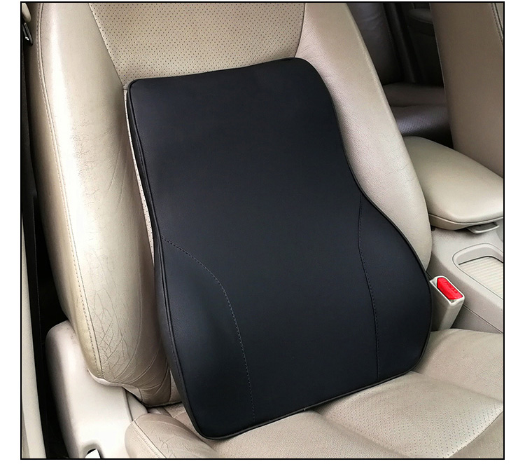 Car Seat Memory Foam Lumbar Pillow Car Waist Leather Waist Pad Back Cushion Car Seat Memory Foam Lumbar Pillow Car Waist Leather Waist Pad Back Cushion