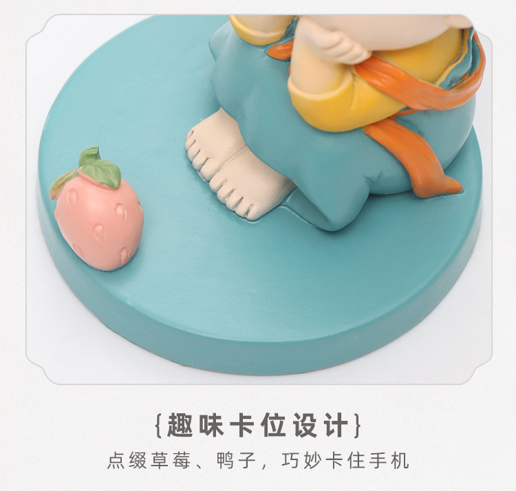 Chinese Style Lovely Palace Girl National Fashion Tang Shi Girl Desktop Resin Mobile Phone Stand Tablet iPad Support Creative Ornaments Chinese Style Lovely Palace Girl National Fashion Tang Shi Girl Desktop Resin Mobile Phone Stand Tablet iPad Support Creative Ornaments