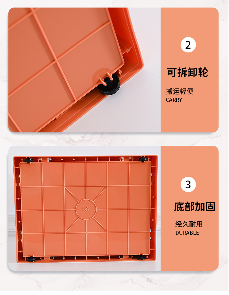 Toy Pulley Foldable Storage Box Children Assembling Building Blocks Classification Storage Box Snack Storage Transparent Storage Box
