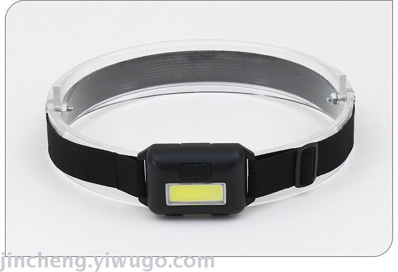 Multifunctional Fan You 10wcob Headlamp Outdoor Portable Wide Range Lighting Plastic Headlights Fishing Outdoor Head Lamp