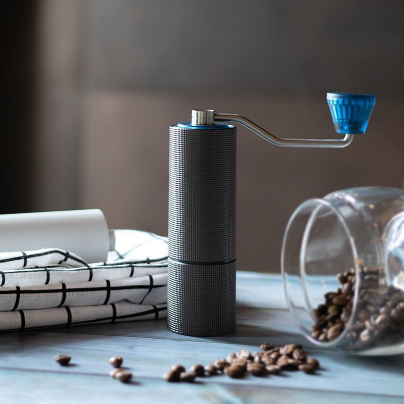 C2 Manually Operated Coffee Grinder Household Hand Punch Coffee Machine Grinder Appliance Double Bearing Positioning