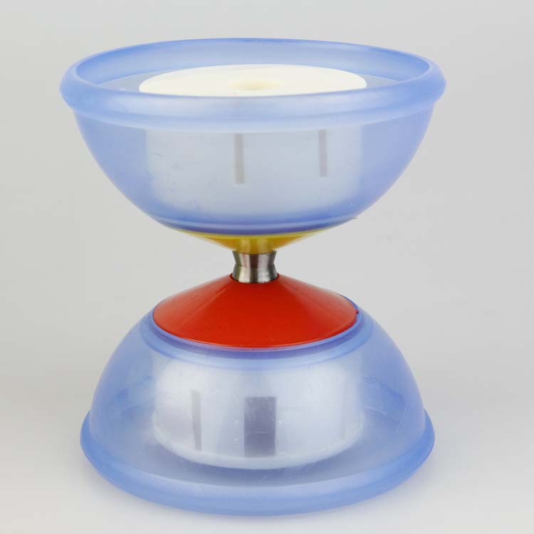 Not Afraid of Falling Packing Leather DoubleHeaded One Bearing Diabolo Novice Beginner Children Diabolo Monopoly Diabolo