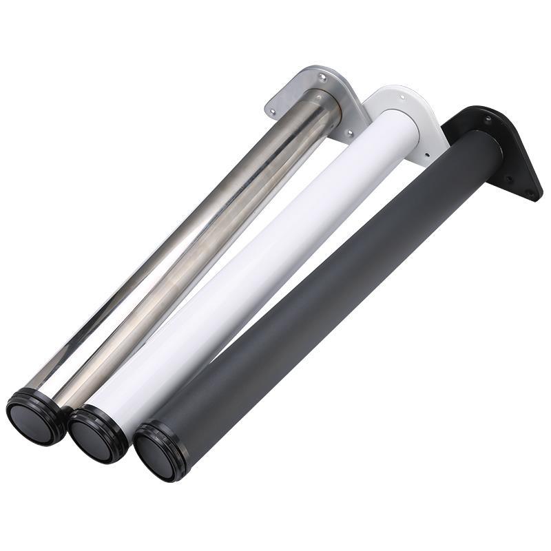 Up and down Support Frame Telescopic Rod Load-Bearing Bar Socle Stainless Steel Desk Leg Bracket Fixed Brain Adjustable.