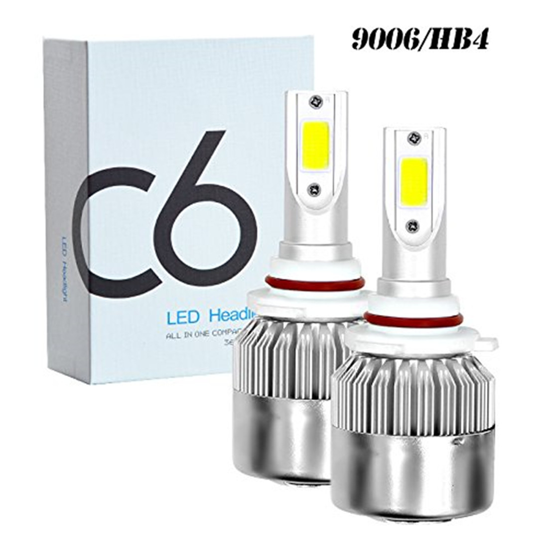Cross-Border Exclusively for C6 Car Large-Sized LED Lamp Headlights H4 Headlight H7 H11 9005 Cross-Border Exclusively for C6 Car Large-Sized LED Lamp Headlights H4 Headlight H7 H11 9005