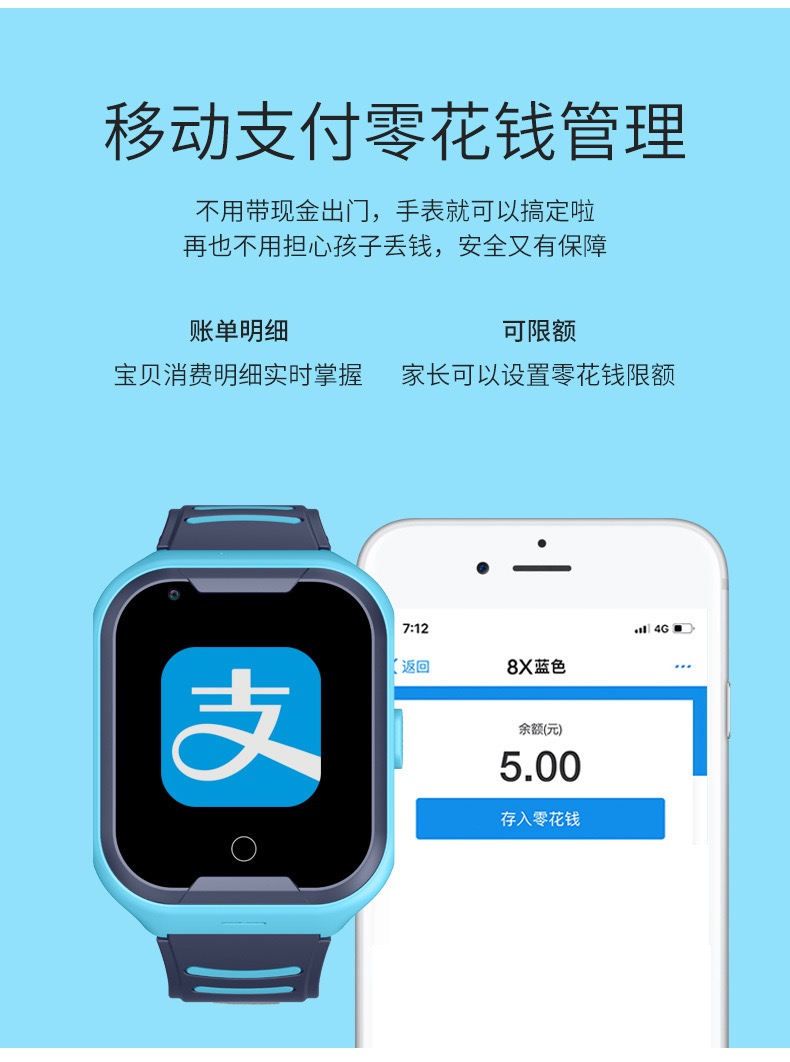 A36E children's phone watch new 4G full netcom video call smart GPS positioning waterproof cross-border A36E children's phone watch new 4G full netcom video call smart GPS positioning waterproof cross-border