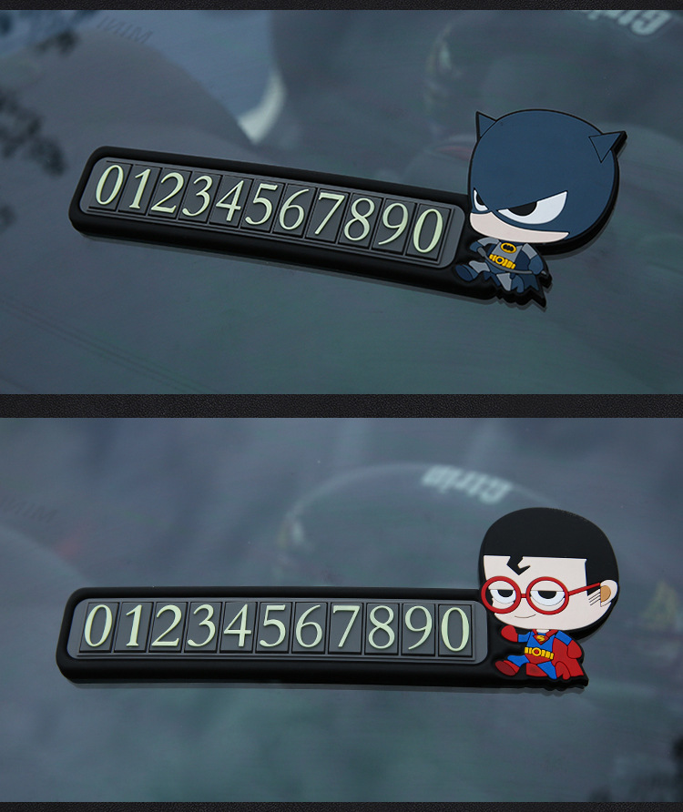 Justice League Car Moving Phone Number Sign Creative Temporary Parking Sign Sun Protection Innovative Car Supplies Customization Justice League Car Moving Phone Number Sign Creative Temporary Parking Sign Sun Protection Innovative Car Supplies Customization