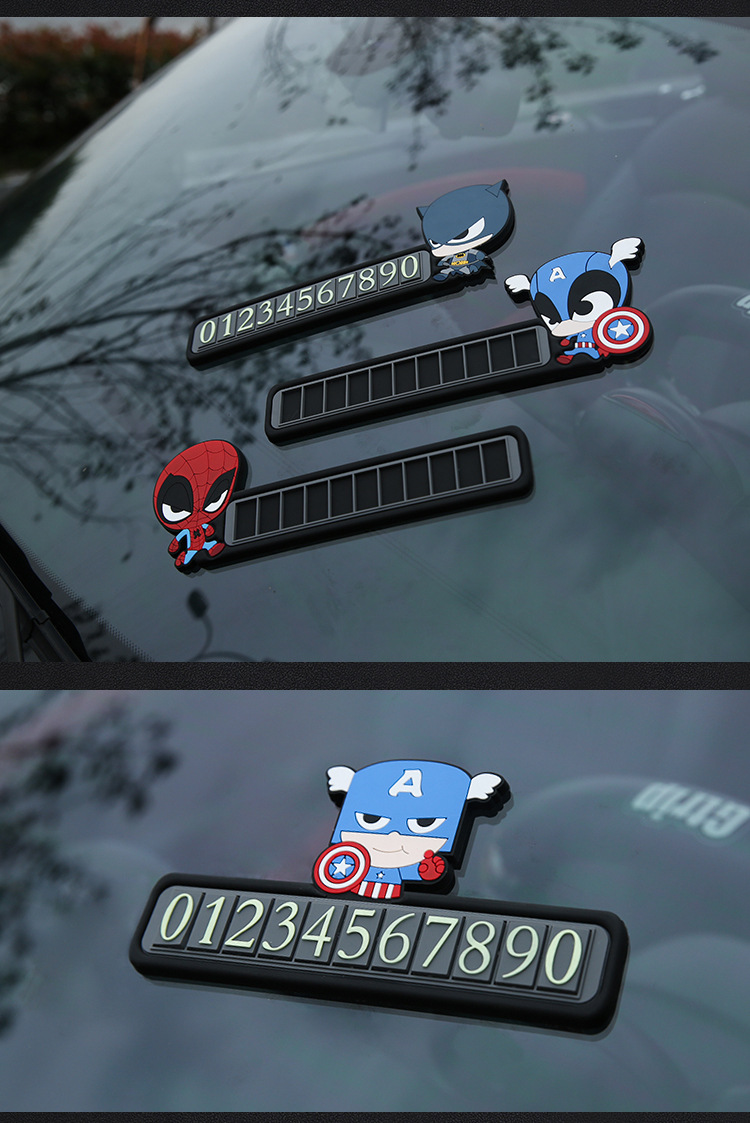Justice League Car Moving Phone Number Sign Creative Temporary Parking Sign Sun Protection Innovative Car Supplies Customization Justice League Car Moving Phone Number Sign Creative Temporary Parking Sign Sun Protection Innovative Car Supplies Customization