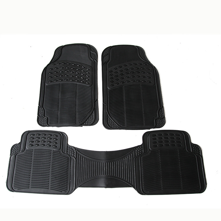 Car One-Piece Foot Mat 3-Piece PVC Waterproof Non-Slip Four Seasons Universal Foot Pad Foreign Trade Wholesale Factory Direct Sales