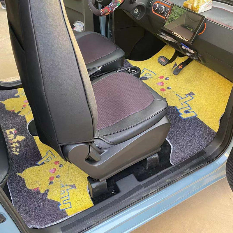 Suitable for Wuling Confero Mini Macaron Foot Mat Mini EV Dedicated PVC Coil Floor Mat Car Foot Mat Customizable
