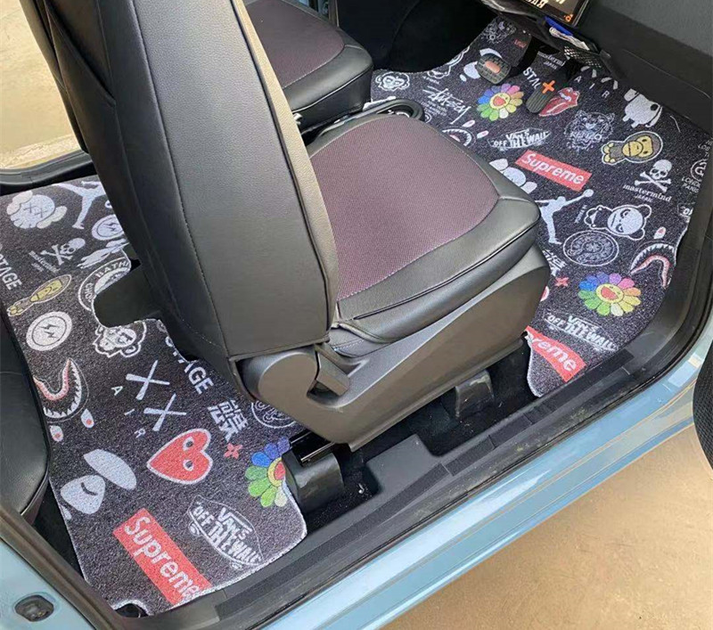 Suitable for Wuling Confero Mini Macaron Foot Mat Mini EV Dedicated PVC Coil Floor Mat Car Foot Mat Customizable Suitable for Wuling Confero Mini Macaron Foot Mat Mini EV Dedicated PVC Coil Floor Mat Car Foot Mat Customizable