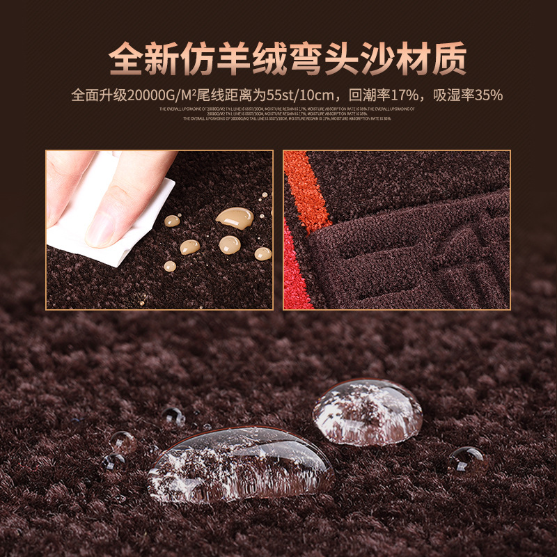 Leather Fully Surrounded Car Foot Mat Hennessy Double-Layer Floor Mat Suitable for Porsche Macan Cayenne