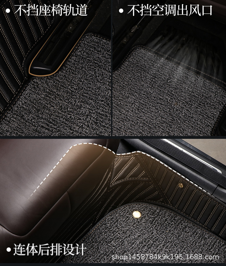 Applicable Special Car Delivery Double-Layer PVC Coil Carpet Car Logo X5 3 Series 5 Series 7 Series 320Li Fully Surrounded Car Foot Mat Applicable Special Car Delivery Double-Layer PVC Coil Carpet Car Logo X5 3 Series 5 Series 7 Series 320Li Fully Surrounded Car Foot Mat