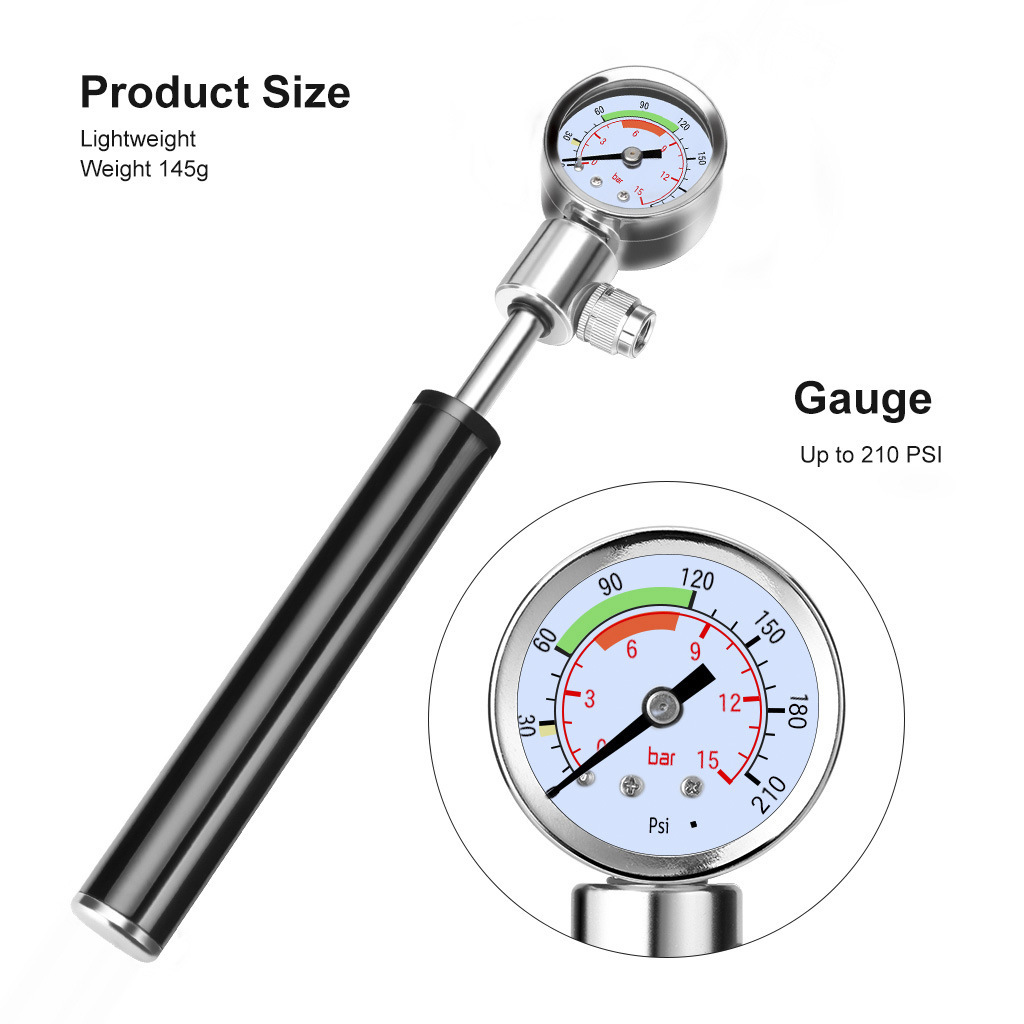 Portable High Pressure Tire Pump Bike Pump Mountain Bike American French Valve Pump Mini Inflator Tire Repair Portable High Pressure Tire Pump Bike Pump Mountain Bike American French Valve Pump Mini Inflator Tire Repair