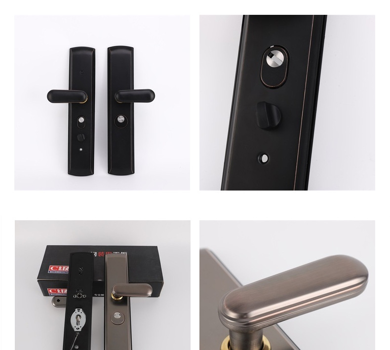 Anti-Theft Door Lock Panel Door Handle Wholesale Mechanical Locks Stainless Steel Handle Bedroom Door Lock Doorknob Protector Anti-Theft Door Lock Panel Door Handle Wholesale Mechanical Locks Stainless Steel Handle Bedroom Door Lock Doorknob Protector