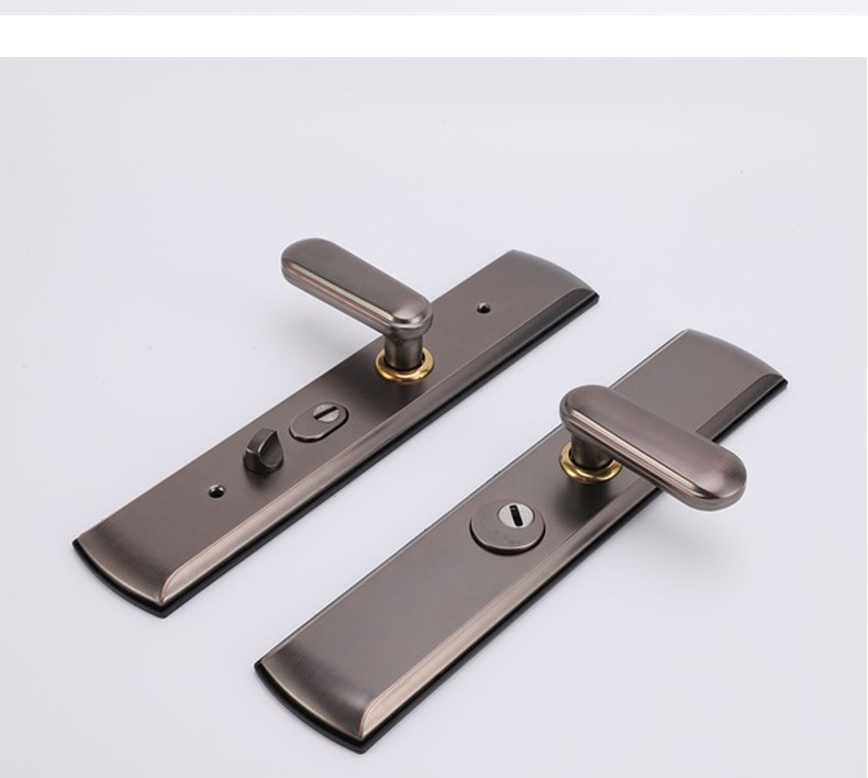 Anti-Theft Door Lock Panel Door Handle Wholesale Mechanical Locks Stainless Steel Handle Bedroom Door Lock Doorknob Protector Anti-Theft Door Lock Panel Door Handle Wholesale Mechanical Locks Stainless Steel Handle Bedroom Door Lock Doorknob Protector